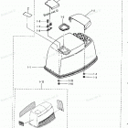 MD50A Верхний колпак мотора