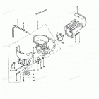 M2.5A Cylinder & Crankcase, Reed Valve