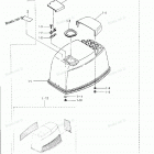 MD40A Верхний колпак мотора