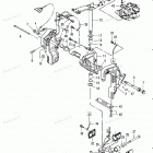 MD50A Bracket (2)(power Trim & Tilt)