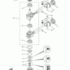 9.9MSHB/15MSHB Коленчатый вал и Поршень
