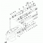 DX150TLRB Lower casing  drive 2a