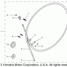 F90TJRB-PU Tiller steering shift cable f80 90