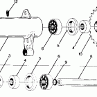 W878027 TRAIL BOSS 4X4 Details-front drive assembly center tightener asse...