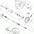 W878327 TRAIL BOSS 4X4 Rear wheel drive assembly