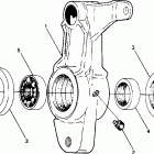 W878327 TRAIL BOSS 4X4 Front tightener assembly, l.h.-pn  1380004  /  fro...