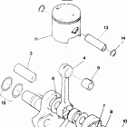 W878327 TRAIL BOSS 4X4 Коленчатый вал и поршни