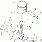 W878027 TRAIL BOSS 4X4 Коленчатый вал и поршни