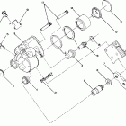 W878027 TRAIL BOSS 4X4 Front brake caliper assembly