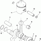 W878127 TRAIL BOSS 4X4 Коленчатый вал и поршни