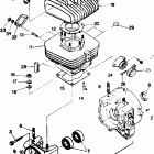 W878327 TRAIL BOSS 4X4 Crankcase and cylinder assembly