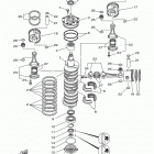 DX150TLRY Коленчатый вал и Поршень