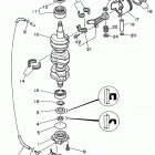 P75TLHX Коленчатый вал и Поршень
