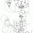 V200TLRX/V225TLRX Power trim tilt assembly 2