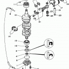 E75MLHX Коленчатый вал и Поршень
