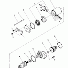 W867527 TRAIL BOSS Starting motor assembly