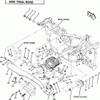 W867027 SCRAMBLER Engine and muffler mounting