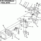W867027 SCRAMBLER Head light assembly.