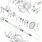 W867027 SCRAMBLER Rear wheel drive assembly