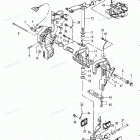 MD50A Bracket (2)(power Trim & Tilt)