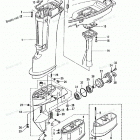 M18C2 Drivershaft Housing, Gear Case