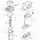 M60C Корпус ведущего вала (нога)