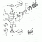 MFS30A Поршни и коленчатый вал