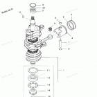 M70C Поршни и коленчатый вал