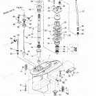 M90A Корпус редуктора (вертикальный вал)