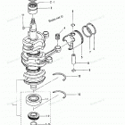 M40D2 Поршни и коленчатый вал