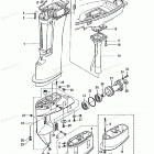 M9.9B2 Drivershaft Housing, Gear Case