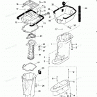 MD90A Корпус ведущего вала (нога)