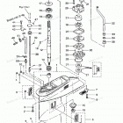M40D Корпус редуктора (вертикальный вал)