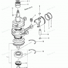 M50D2 Поршни и коленчатый вал