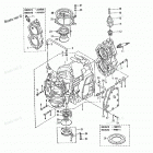 M25C2 Cylinder, Crankcase Assy