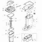 M70C Корпус ведущего вала (нога)