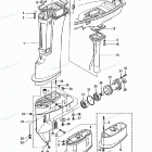 M15B2 Drivershaft Housing, Gear Case