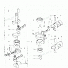 M18C2 Поршни и коленчатый вал