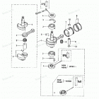 M5B Поршни и коленчатый вал