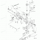 M40C Кронштейн крепления к транцу