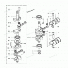 M18E Поршни и коленчатый вал