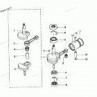 M3.5A Поршни и коленчатый вал