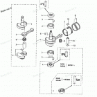 M5BS Поршни и коленчатый вал