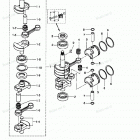 M6B Поршни и коленчатый вал
