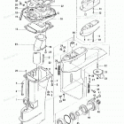 M40C Drive Shaft Housing, Gear Case