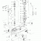 MD40A Корпус редуктора (вертикальный вал)