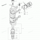 M140A2 Поршни и коленчатый вал