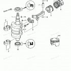 MFS15A Поршни и коленчатый вал