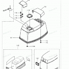 M50D2 Верхний колпак мотора