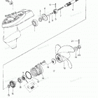 MFS6A Корпус редуктора (гребной вал)